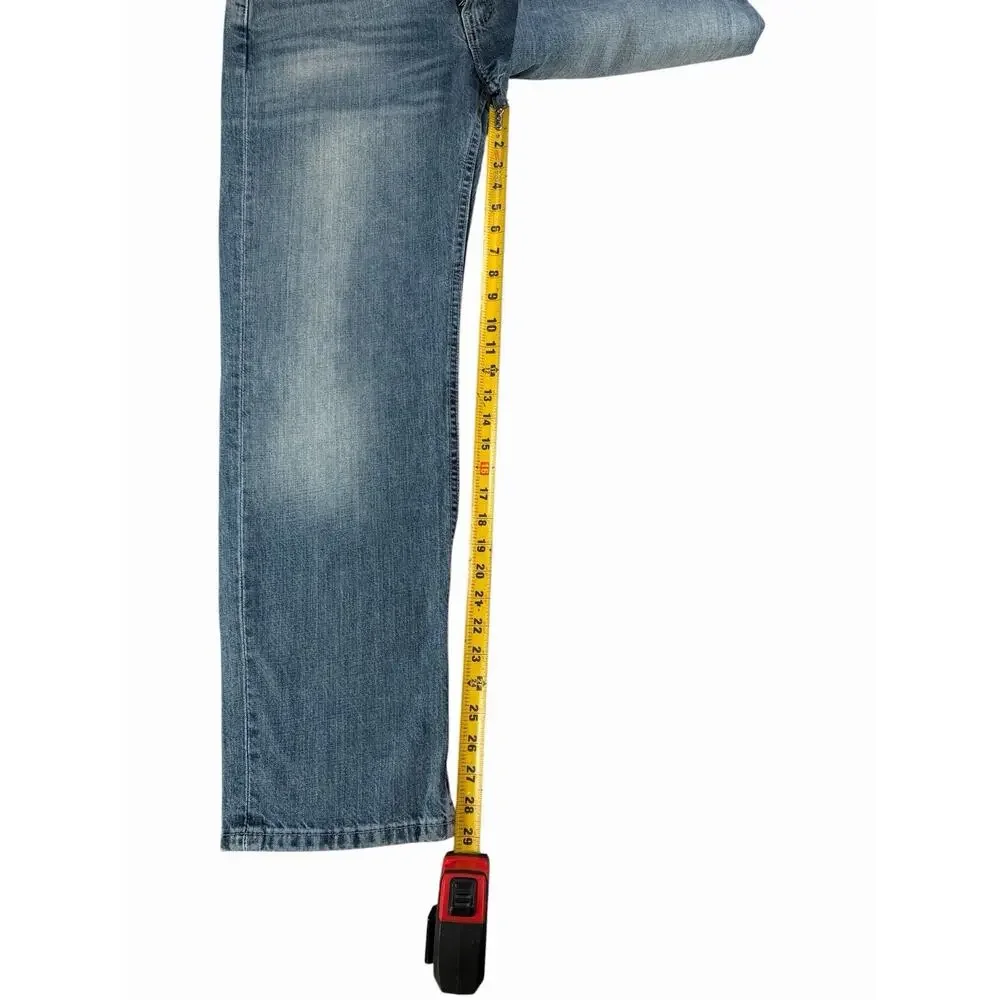 Levi’s 514 Straight Fit Jeans Men’s 34x30 Light Wash Blue Denim Cotton